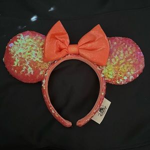 Disney Halloween orange sequin ears